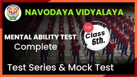 JNVST MENTAL ABILITY MOCK TEST CLASS 6