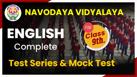 JNVST ENGLISH MOCK TEST CLASS 9