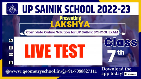 UP SAINIK SCHOOL MOCK TEST CLASS 6