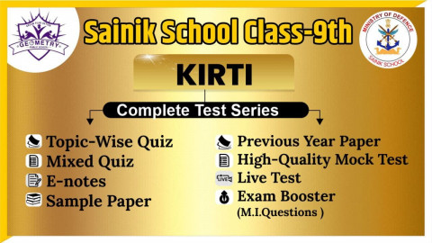 Sainik School Online Mock Test Class 9 | [Real Competition]