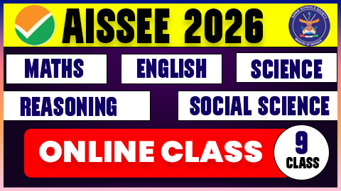 Live Class ( AISSEE 2026 ) - Class 9th