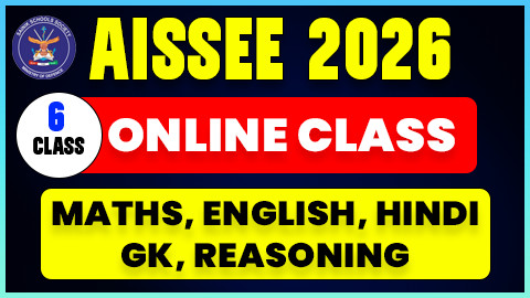 ONLINE CLASS (AISSEE 2026 - 6th Class)