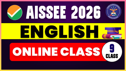 English Live Class (AISSEE 2026) - CLASS 9th