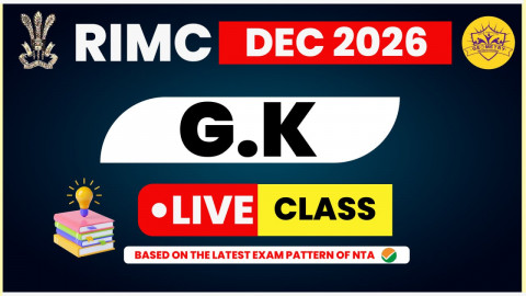 RIMC Dec 2026 G.K ( Live Class )