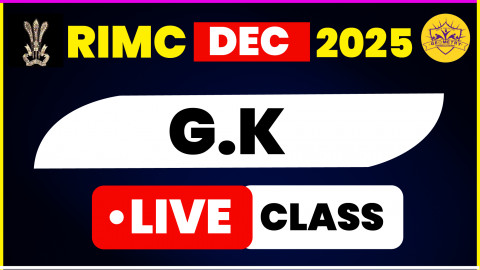 RIMC Dec 2025 G.K ( Live Class )