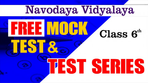 JNV MOCK TEST FREE FOR CLASS 6