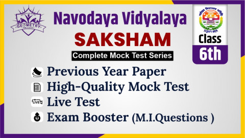 Navodaya Mock Test 2021 Class 6