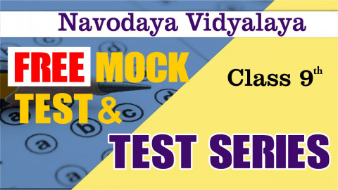 JNV CLASS 9TH FREE MOCK TEST