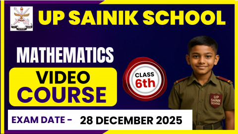 UP SAINIK SCHOOL MATHEMATICS CLASS 6TH