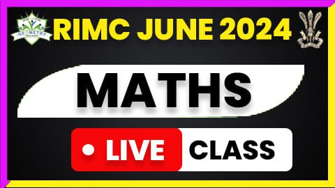RIMC JUNE 2024 Maths ( Live Class )