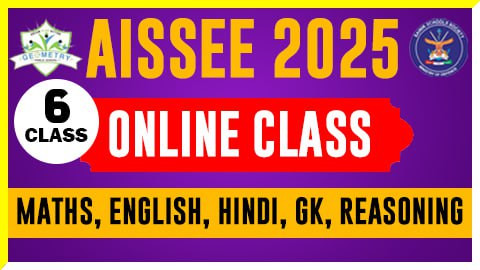 ONLINE CLASS ( AISSEE 2025 - 6th Class )