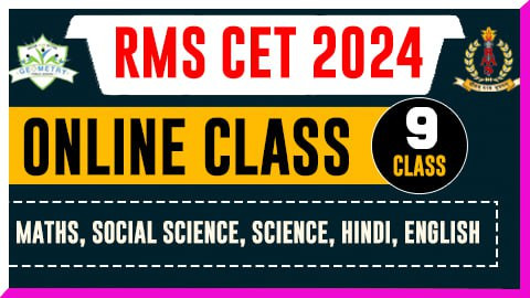 LIVE CLASS ( RMS CET 2024 ) - Class 9th
