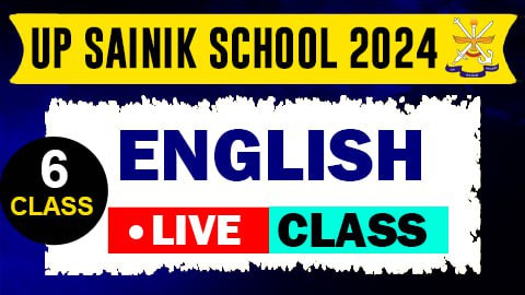 English  Live Class ( UPSS 2025 ) - Class VI
