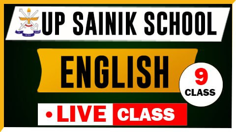 English Live Class ( UPSS 2024 ) - Class IX