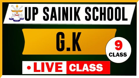 GK Live Class ( UPSS 2024 ) - Class IX