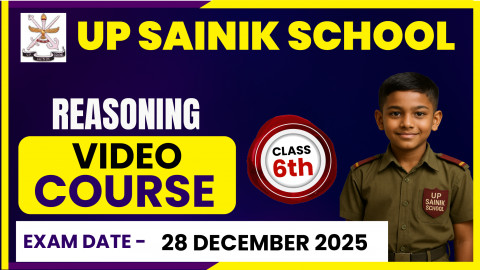 UP SAINIK SCHOOL INTELLIGENCE (REASONING) CLASS 6TH