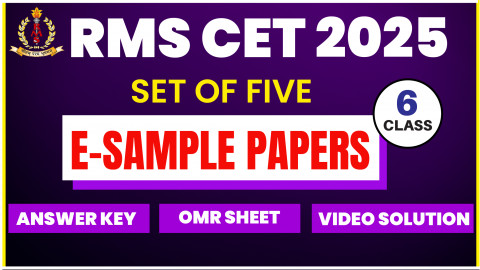 E-Sample Papers for Class 6th (RMS CET )
