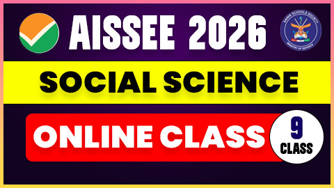 Social Science Live Class (AISSEE 2026) - CLASS 9th