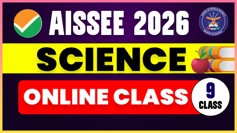 Science Live Class ( AISSEE 2026 ) - CLASS 9th