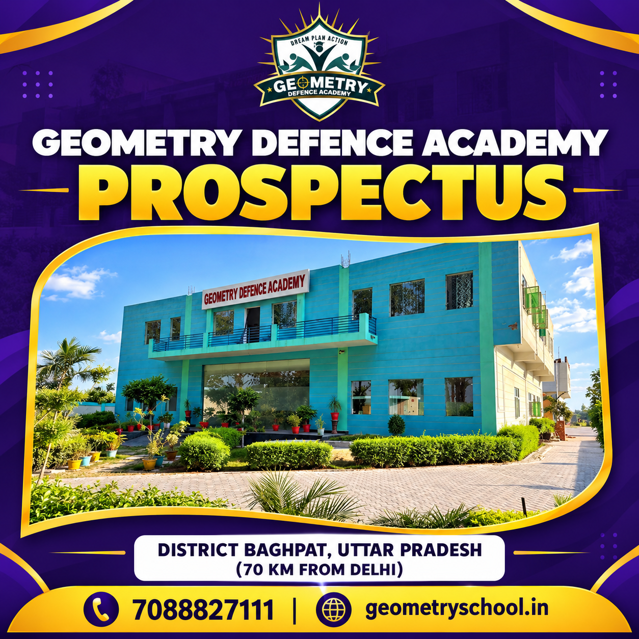 Geometry Defence Academy Prospectus | Sainik School, RMS & RIMC Preparation